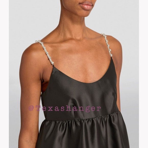 NWT Sandro Ambre Babydoll Dress Size 6 Noir - Picture 3 of 16